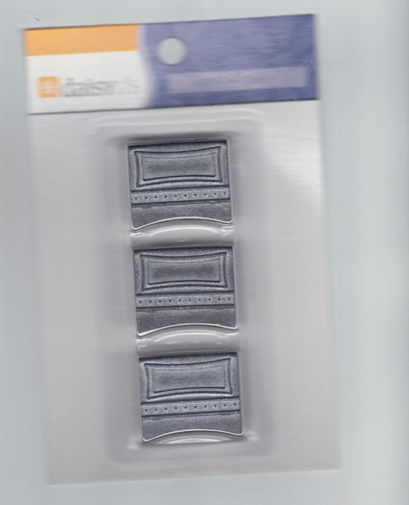 DaisyDs PATINA (3) DECORATIVE METAL INDEX TABS scrapbooking ALTERED ART