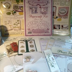 Huge Lot FLOWER SOFT Texture, Embellishments, 23 Colors, Card Kits, Crafts