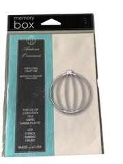 Memory Box Andover Ornament Steel Metal Craft Die 2.2×2.3″ Cardstock/Felt