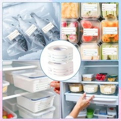 Blue & Red Date Stickers for Freezer – 4000 Pieces, 1×2 Inch