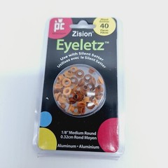 5 New Provo Craft Eyeletz 1/8″ Medium Round Spice Tan Color