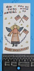 Joy Marie God Bless America Angel Sticker Mod