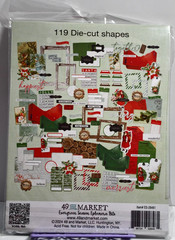 49 and Market Evergreen Season Acetate Assortment – 44 die cut Shapes – NIP