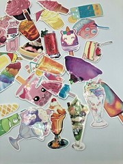 SWEETS (Pink Theme)~ Stickers Pack~70 PC for Skateboard~Laptop~Phone~Scrapbook