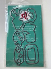 Avery Elle – Punny Pantry Stamp Set (Coordinating dies included)