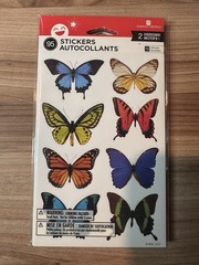 Sticker Lot 15 Packs Unicorn Rainbow Butterfly Flowers Girls Stickers NOS