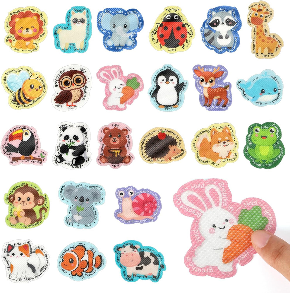 48 Pcs Animal Stickers Motivational Cute Animals Reward Stickers Cute Sticker fo
