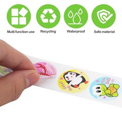 KELOOF Reward Stickers 1000 Pcs 1″ Diameter