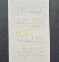 HAMBLY STUDIOS STICKERS SEASONAL PRISMATIC GLITTER MINI CHRISTMAS LIGHTS VINTAGE