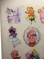 Vintage Rose Petal Place Stickers New In Package Christmas Holiday Hallmark 1983