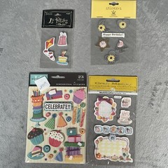 Lot of 26 Sheets Scrapbooking Stickers Baby Boy Girl School Birthday Sports