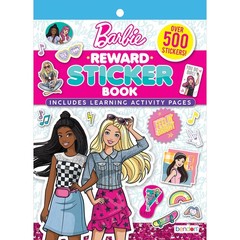 Barbie Reward Sticker Pad With 500 Stickers And 16 Certificates For Kids