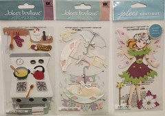 Lot of 13 all JOLEE’S BOUTIQUE Dimensional Scrapbooking Stickers Mix