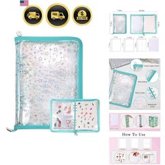 4 in 1 Sticker Storage Organizer, Binder with Storage Sleeves and Release Pap…