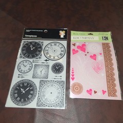 Scrapbook Rub-On Transfers Lot K&Company Me My Big Ideas 20 Packs Mixed Themes