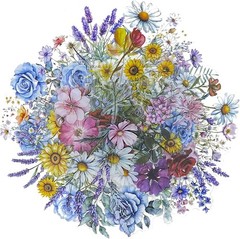 Floral Stickers for Scrapbooking Junk Journaling and DIY Planner Art Projects
