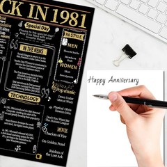 Joycard 45th Anniversary Card for Women Men, Sapphire Wedding Card for Wife H…