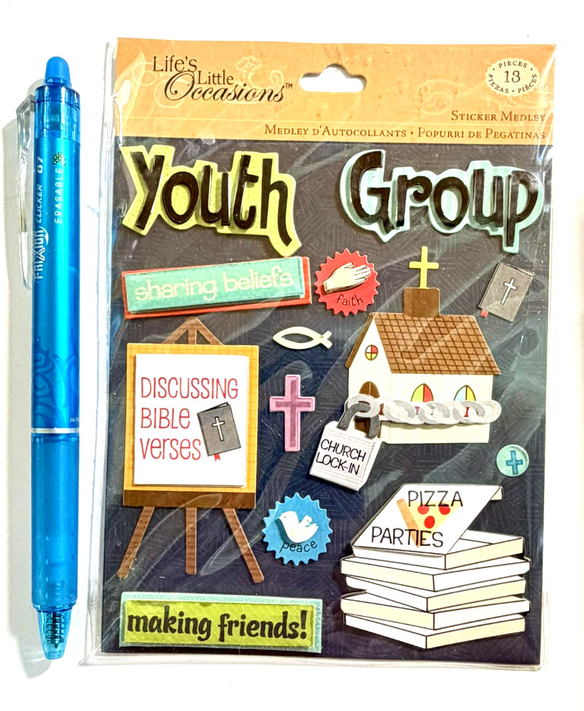 Youth Group Stickers Scrapbooking Card Journal Planner Life’s Little Occasions