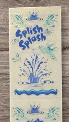Frances Meyer Sticker Splashes Splish Splash Water Pool Scrapbooking NEW