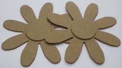{4} DAiSY – Bare Flower Chipboard Die Cuts – Embellishment – 2 1/4″