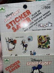 Disney’s SPORT GOOFY Sticker Saver Sticker Album & Stickers VTG. 1984 NEW SEALED
