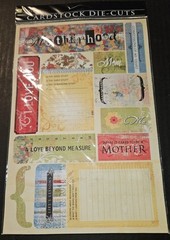 Daisyds cardstock diecuts Motherhood journal tags for scrapbook crafts