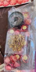 Large Lot of Valentine Scrapbook Paper Stickers Ribbon Rubber Stamps, Hearts