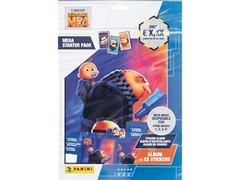 Panini Despicable Me 4 Mega Starter Pack, 1 Sticker Album + 25 Stickers, Yellow