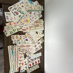VINTAGE Stickers Mrs Grossman and other Foil Scrapbooking lot rub ons etc