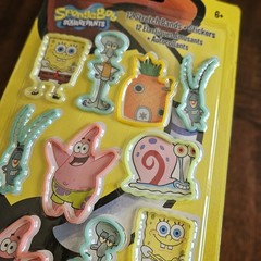 Vtg 2010 Nickelodeon Stickers Stretch Bands Lot SpongeBob, Kai-Lan, Dora, Diego