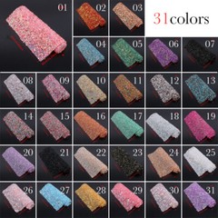 Bling Car Diamond Crystal Rhinestone Adhesive Sticker Sheet Diamante Crafts Glue
