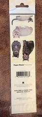 Vintage Paper House Sticky Pix Stickers Kittens Cat Kitty 1 Sheet Scrapbook New