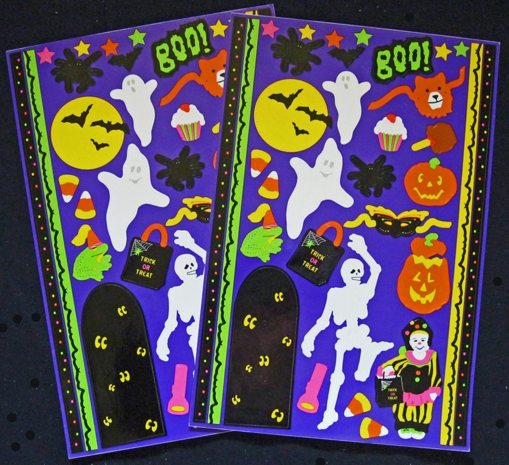 Mrs Grossman -Two Sheets 6×9 inch ‘Halloween’ Sticker Sheets *Ships Free*