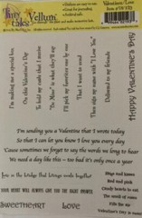 VALENTINES/LOVE Vellum Sticker(8pc)4.5″x 6″Tiny Tales•Love•Sweetheart•Kiss•lover
