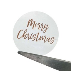 500 Pcs/Roll Merry Christmas Label Stickers Thank You Card Sealing Label Sticker