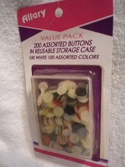 2 Packs Scrapbook Sewing Buttons Allary & Magic Scraps over 200 variety