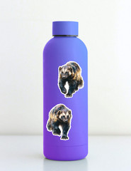 Walking Wolverine Die Cut Vinyl Stickers Scrapbooking Laptop Waterbottle