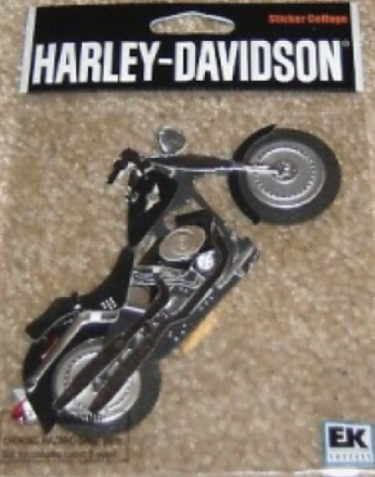 HARLEY-DAVIDSON Motorcycle Fat Boy Cycle Jolee’s Stickers