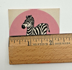 Vintage Animal Stickers African Safari Lion Monkey Crocodile