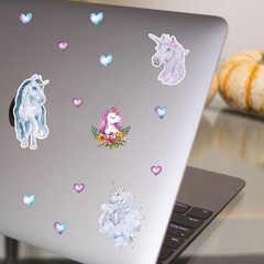 100PCS A4 Holographic Laminate Sheets – Self Adhesive Waterproof Sticker Paper,