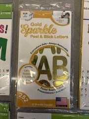 Lot of 7 Adhesive Letters Numbers Stickers Renewing Minds Craft Scrapbook