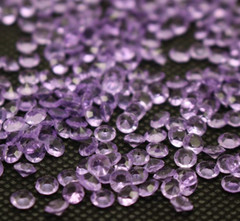2000 Purple Acrylic 4mm Diamond Confetti Wedding Deco Supplies Table Scatter