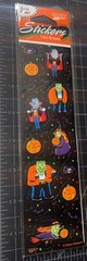 Creative Expressions Paper / Art Spooky Halloween Stickers 2 sheets Dracula NOS