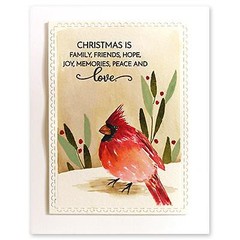 New Penny Black clear Rubber Stamp CHRISTMAS GREETINGS Set free USA ship
