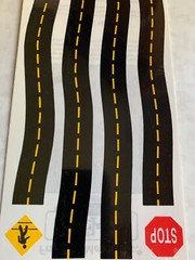 FRANCES MEYER FMI STICKERS ROADWAY SECTION BORDERS HIGHWAY BORDERS 11 PCS