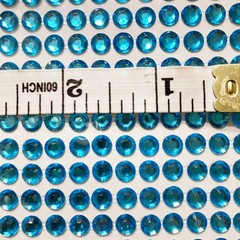 Blue Gem Stickers 5mm Scrapbook Embellishments Rhinestone 3D Bling Your Thing