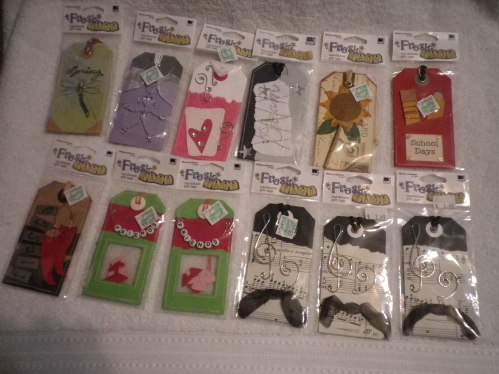 Choose One EK Success Rebecca Sower Fresh Tags Fiesta Sunflower Friends Music