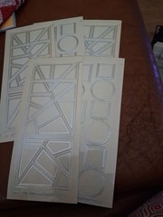 5X STICKERS SCRAPBOOKING NEW (ST1523) MIX TRANSPARENT