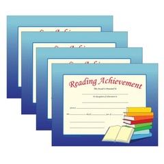 30 PCS Reading Achievement Recognition Certificate 11×8.5 Inch Colorful Award