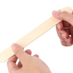PINGEUI 200 Pcs 8 × 1 Inch Jumbo Craft Sticks, Wooden Large Tongue Depresso